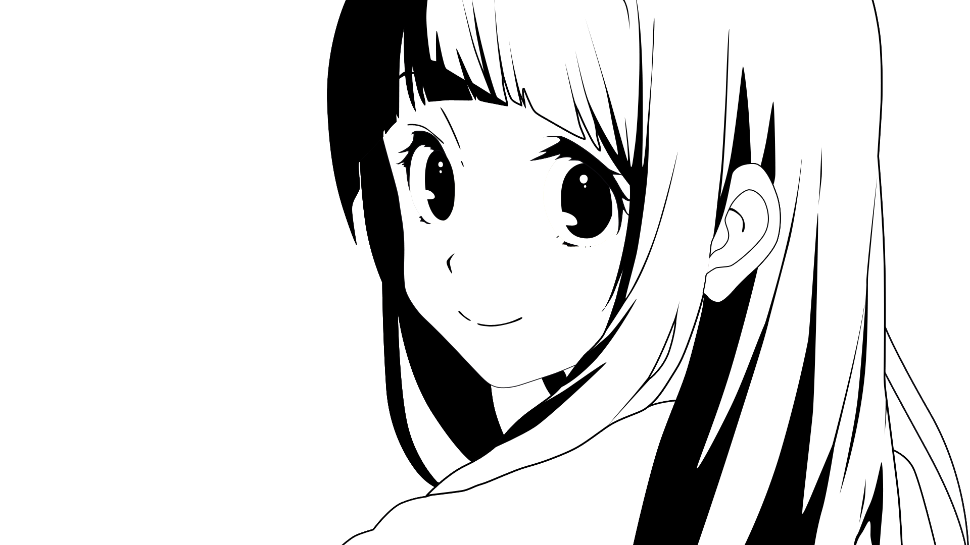 Anime PNG Black And White Transparent Anime Black And White.PNG Images