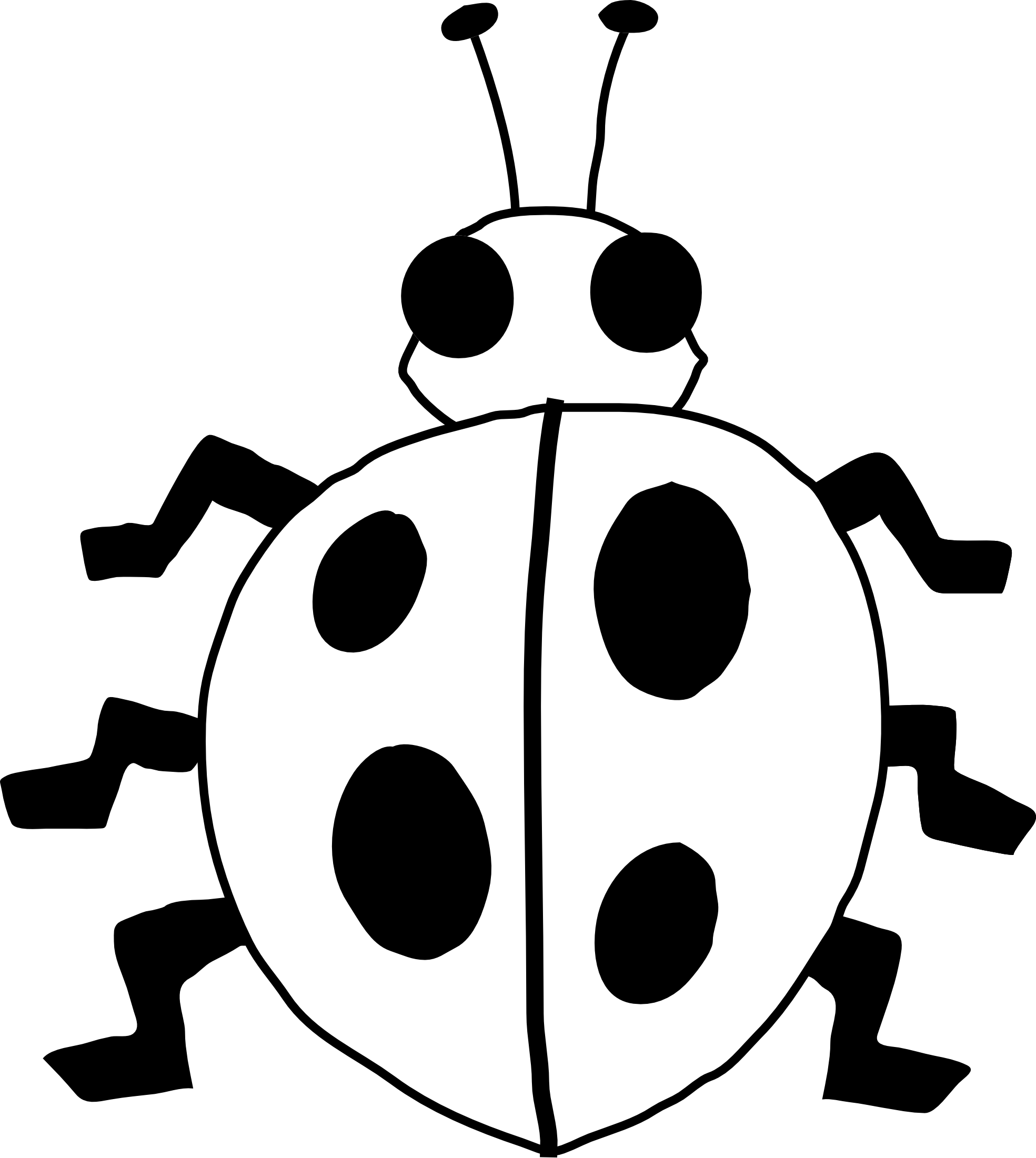 Bugs PNG Black And White Transparent Bugs Black And White ...
