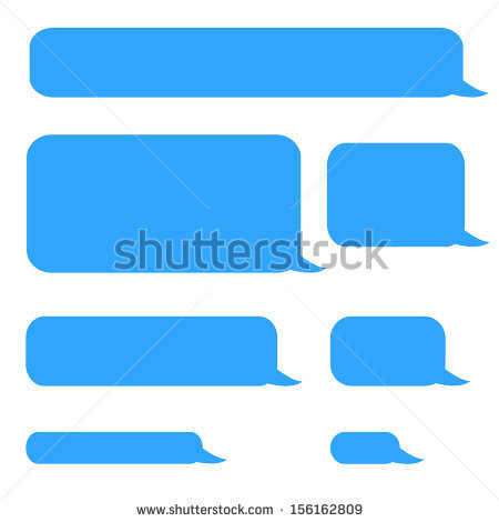 iphone text bubble png background phone sms chat bubbles in blue colors 450