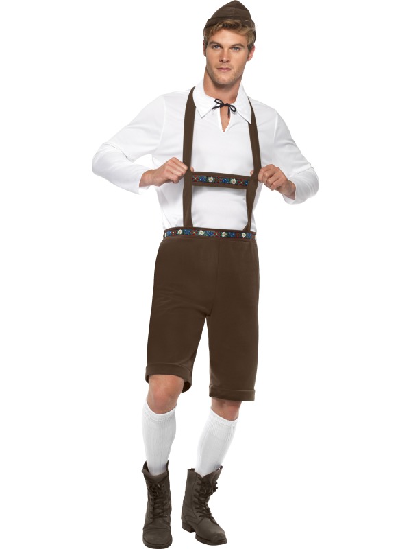Costumes Bavarian Guy Oktoberfest Fancy Dress Lederhosen German Beer