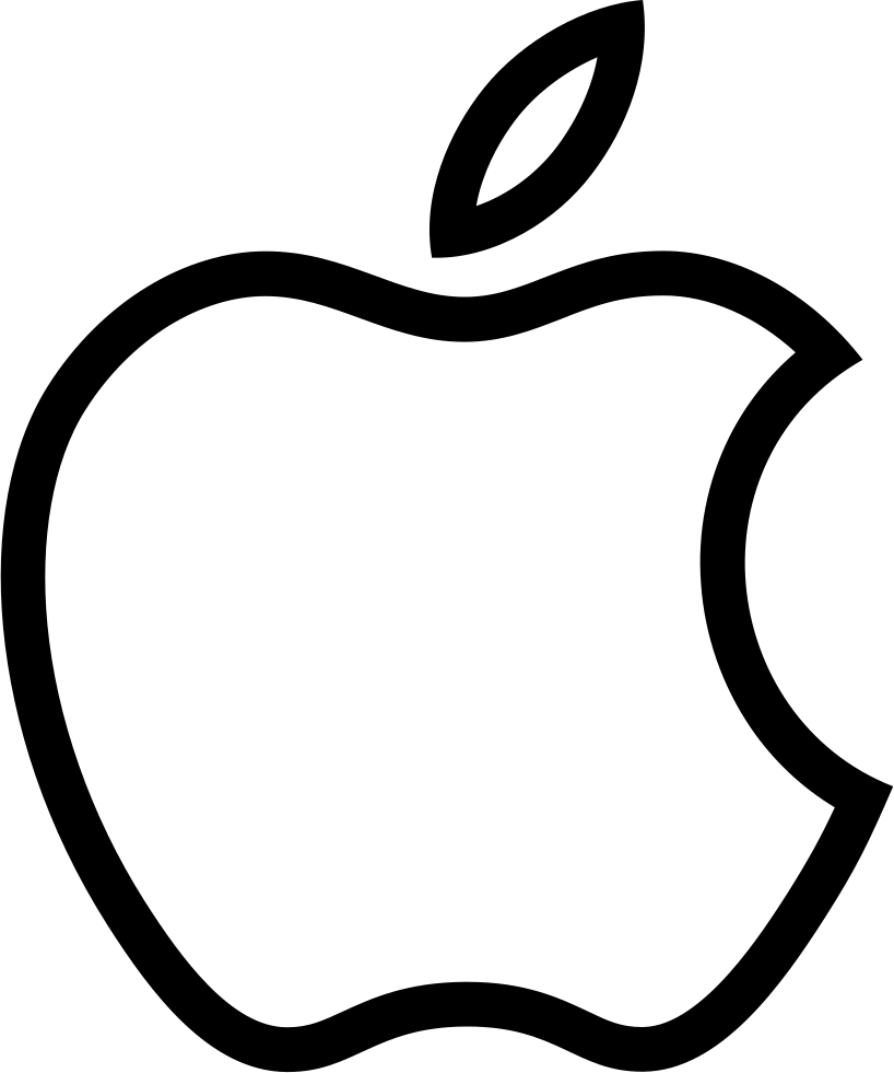 PNG Outline Apple Transparent Outline Apple.PNG Images. | PlusPNG