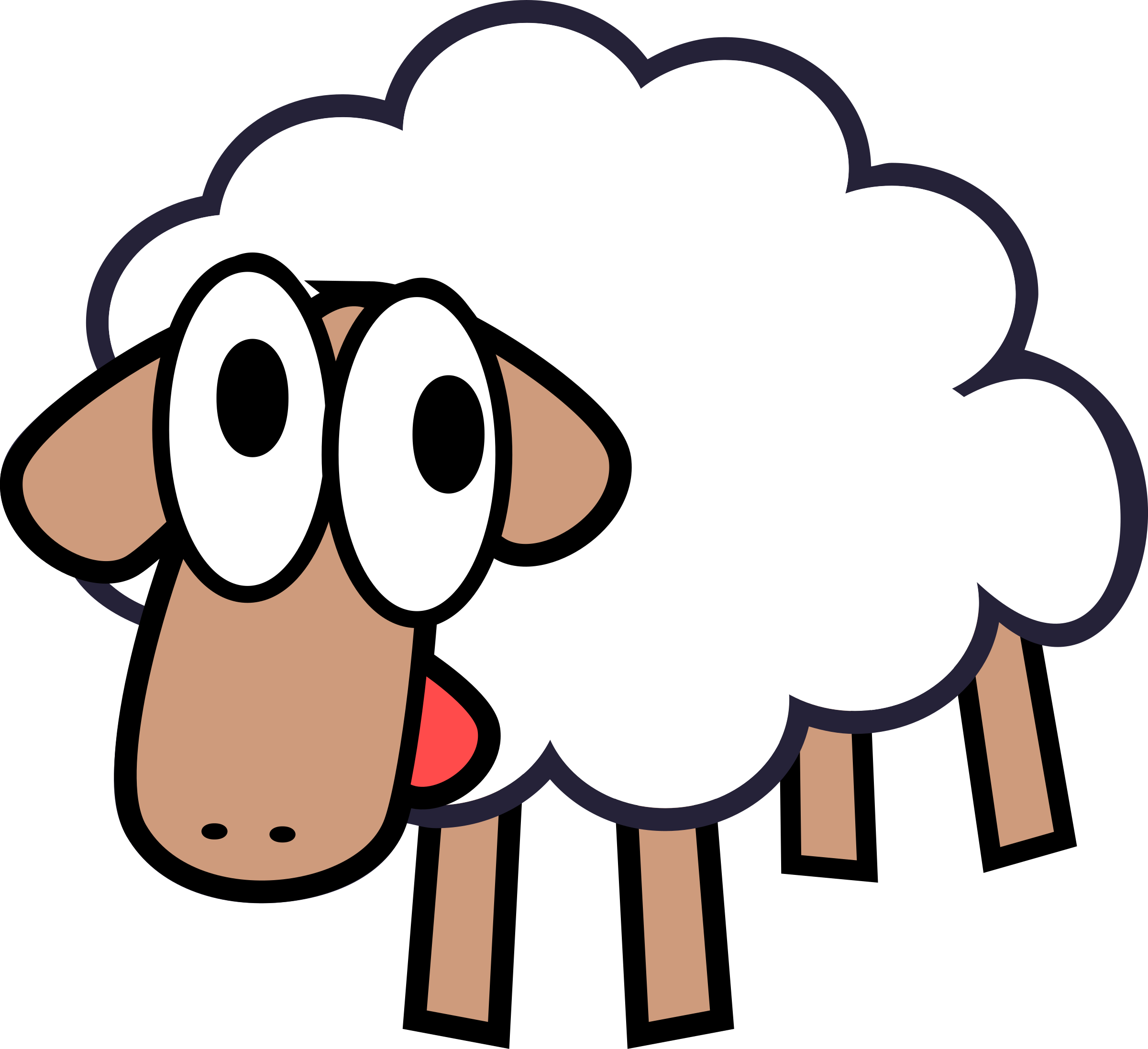 PNG Sheep Cartoon Transparent Sheep Cartoon.PNG Images. PlusPNG
