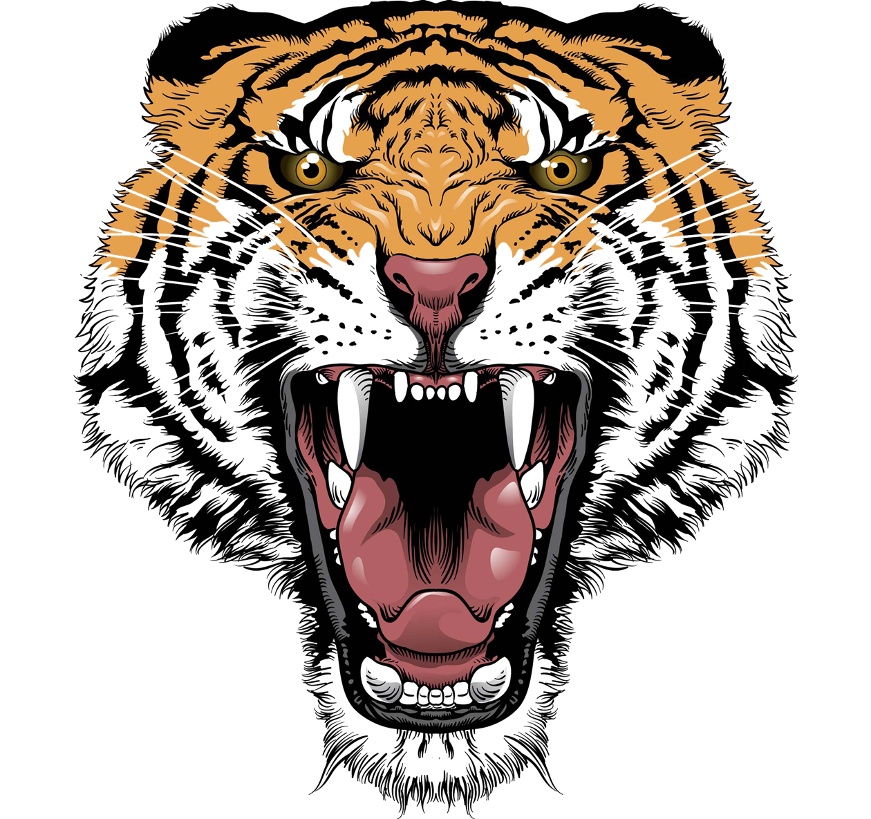 Tiger Head Svg Dxf Png Cut Files Images