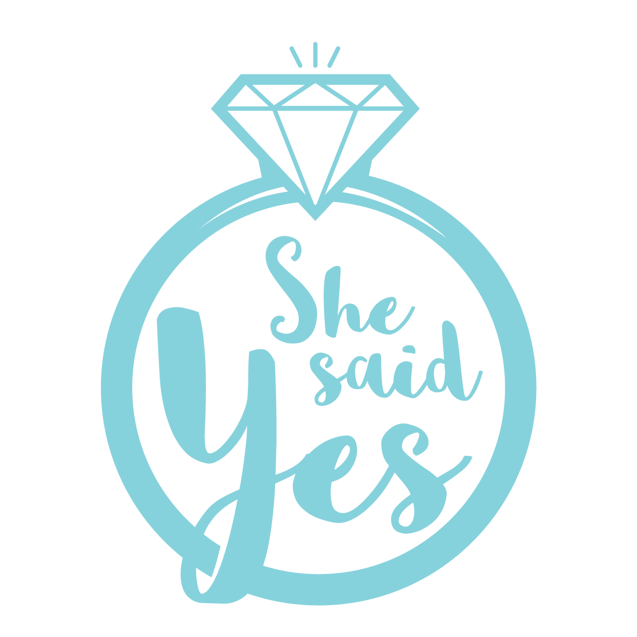 She Said Yes Photos SHE SAID YES Mini Banner Engagement Garland Engagement