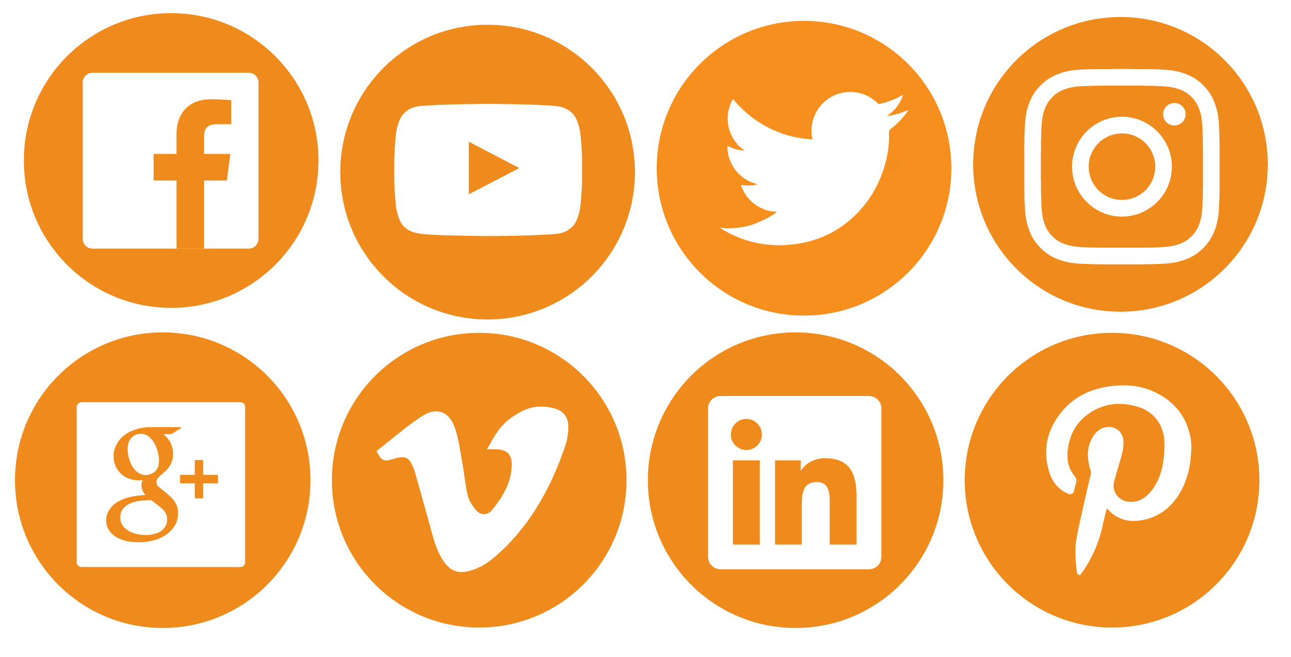 Collection Of Social Media Icons PNG PlusPNG