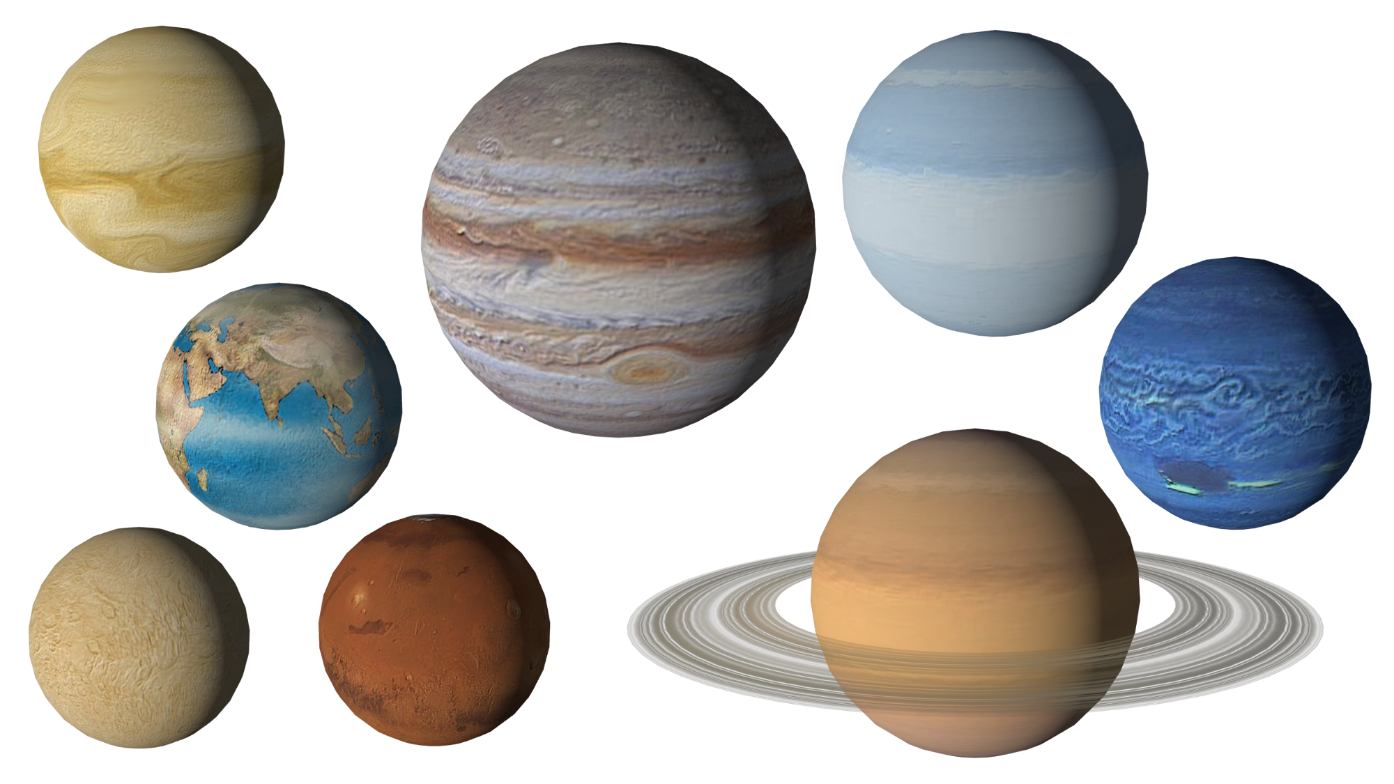 Planets of the 
Solar System