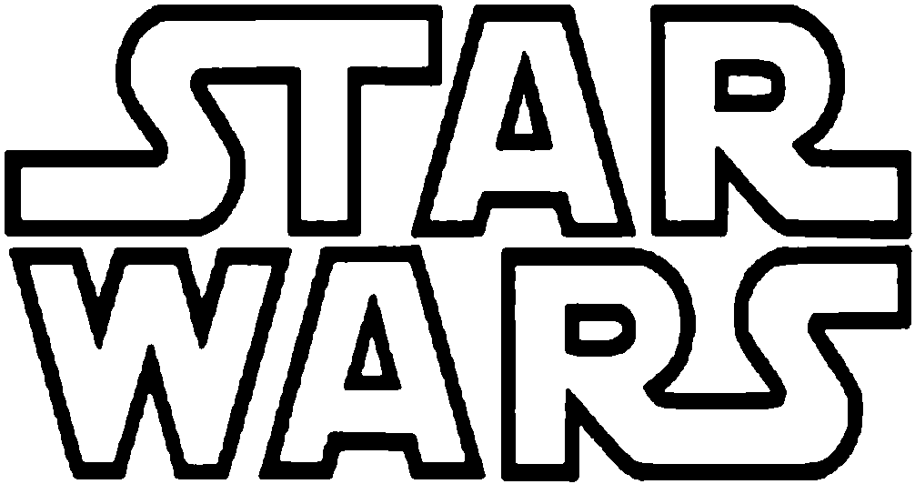 Star Wars PNG Black And White Transparent Star Wars Black And White.PNG