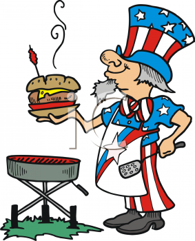July 4th BBQ Party Invitation