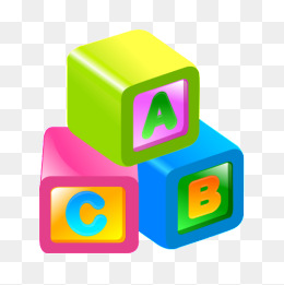 Baby abc cubes Free Icon