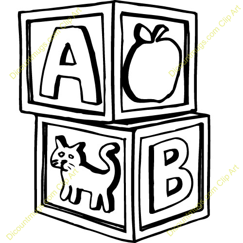 Abcs PNG Black And White - 157667