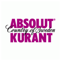 Absolut Kurant vector logo .