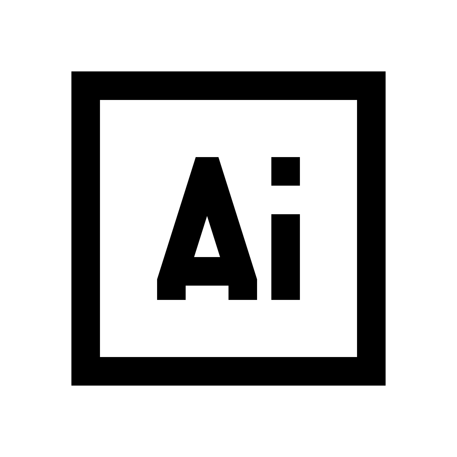 Logo of adobe Adobe illustrat