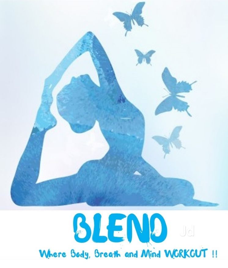 Blend yoga and aerobics centr
