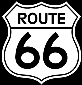 Route 66 Logo. Format: EPS