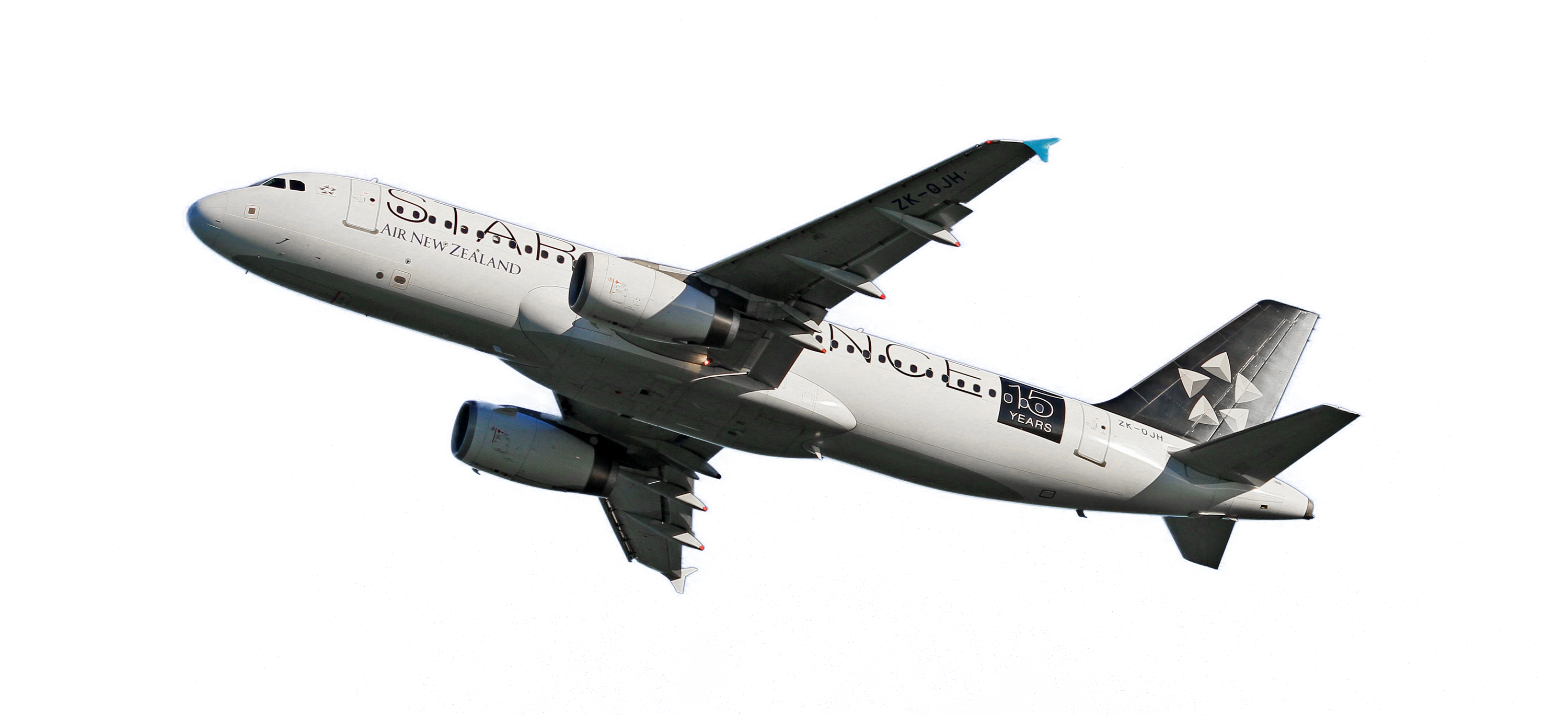 High detailed white airliner,