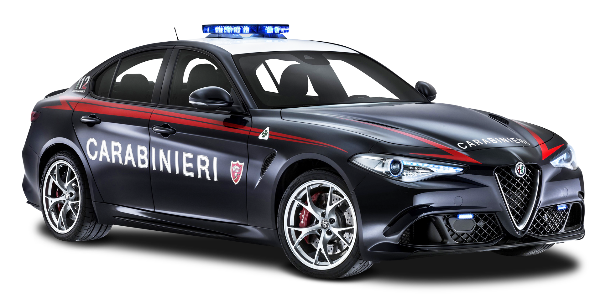 Alfa Romeo Police Car PNG Ima