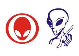 Alien Logo Vector PNG - 29710