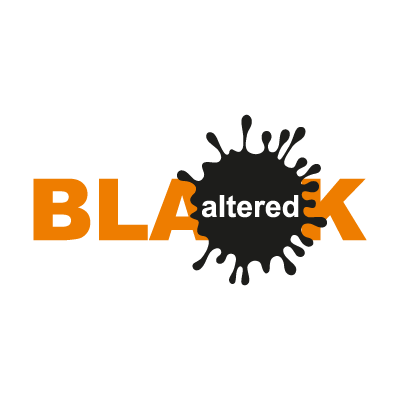 Altered Black Logo Vector PNG