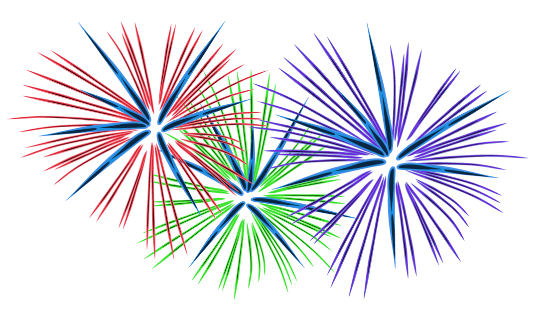 Animated PNG HD Fireworks - 129182
