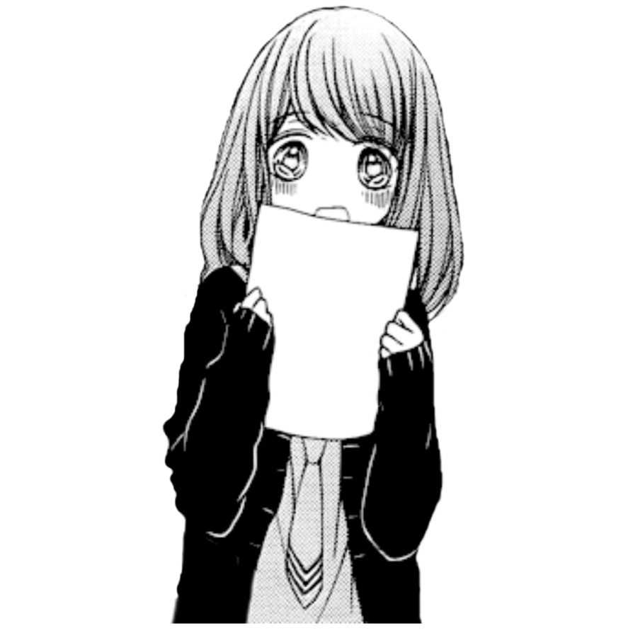 Anime PNG Black And White - 169275
