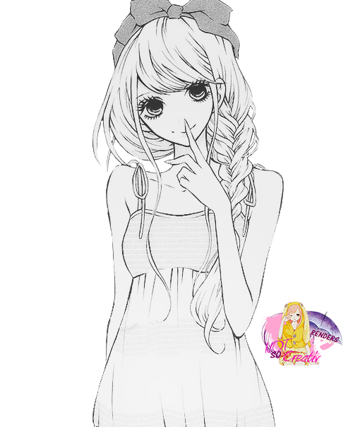 Anime PNG Black And White - 169273