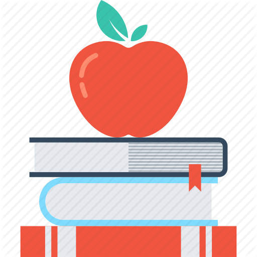 Apple And Book PNG
