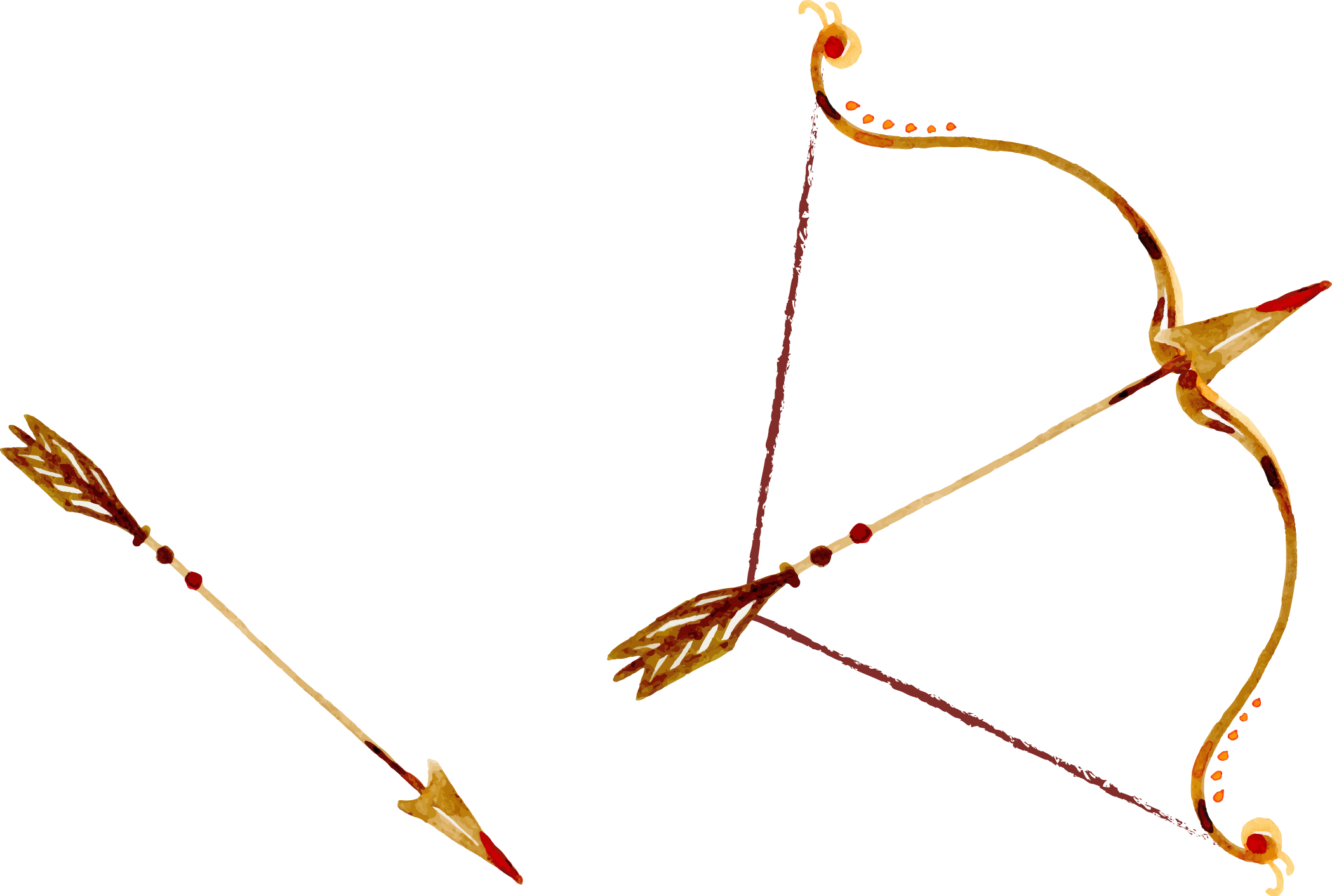 Archery Bow And Arrow PNG - 167001