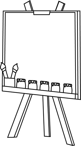 Art Class PNG Black And White - 145770