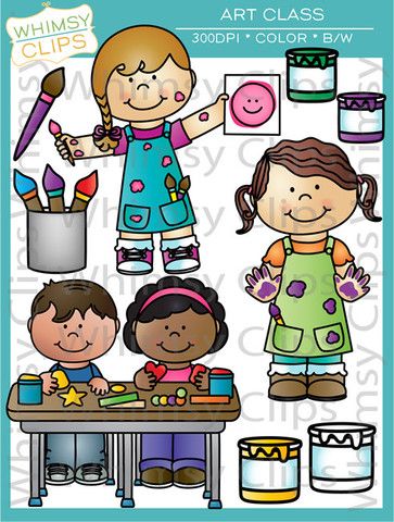 Art Class PNG Black And White - 145777