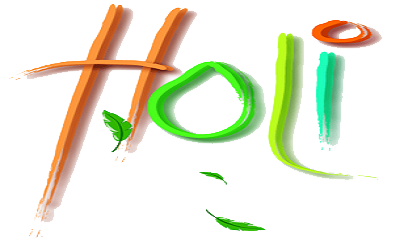 Happy Holi Text PNG HD