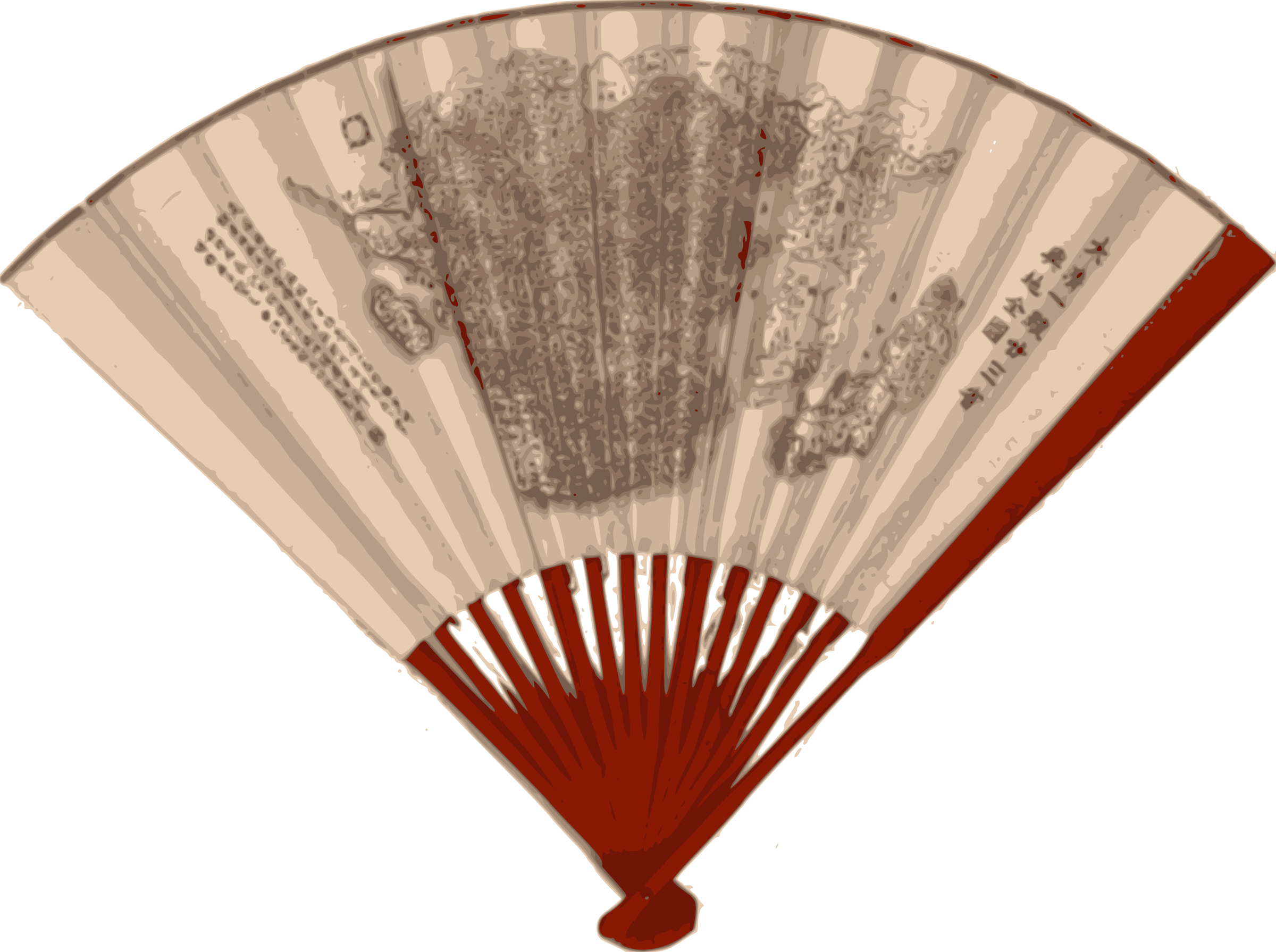 Traditional Japanese Fan - to
