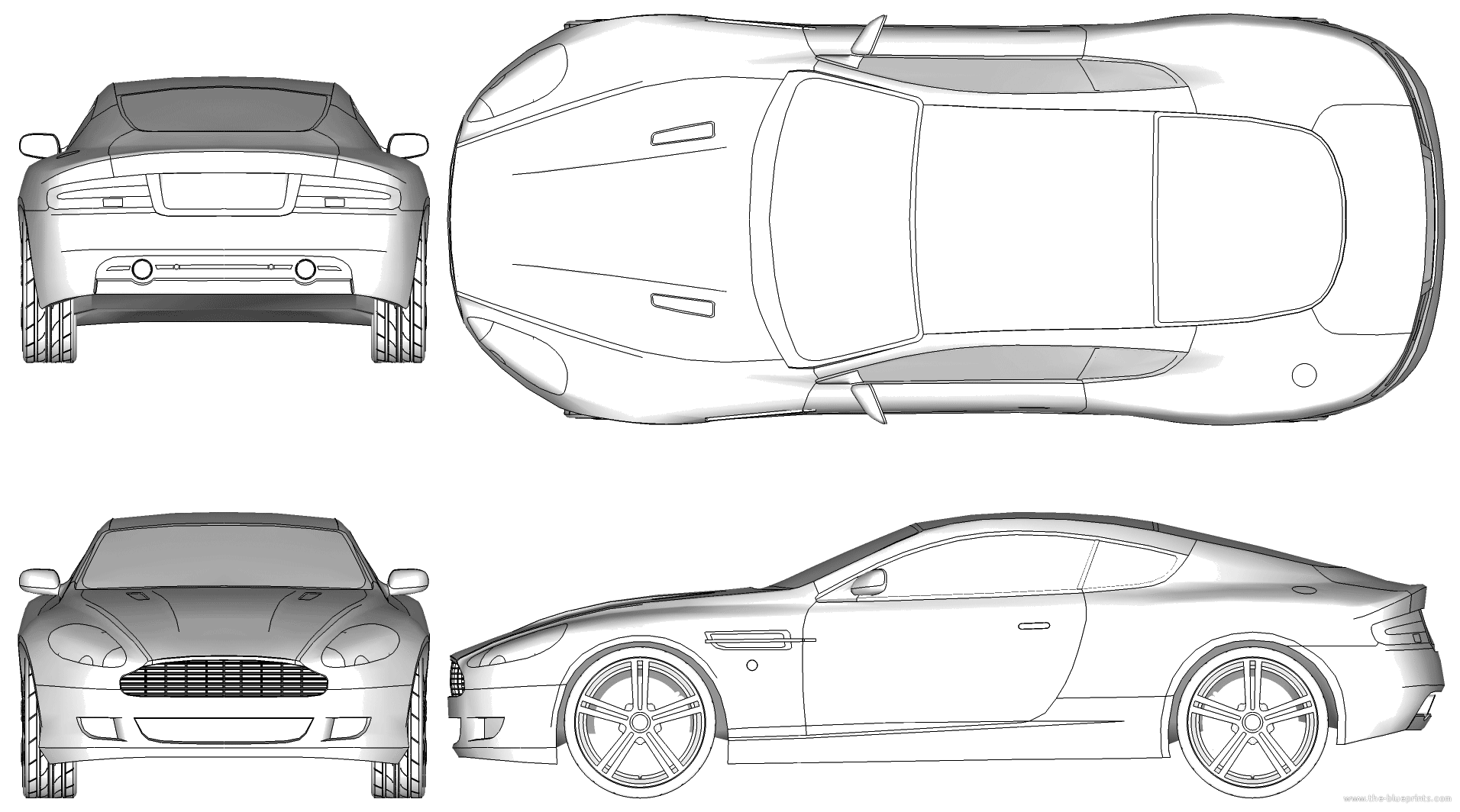 Aston Martin, Car, Silver Car