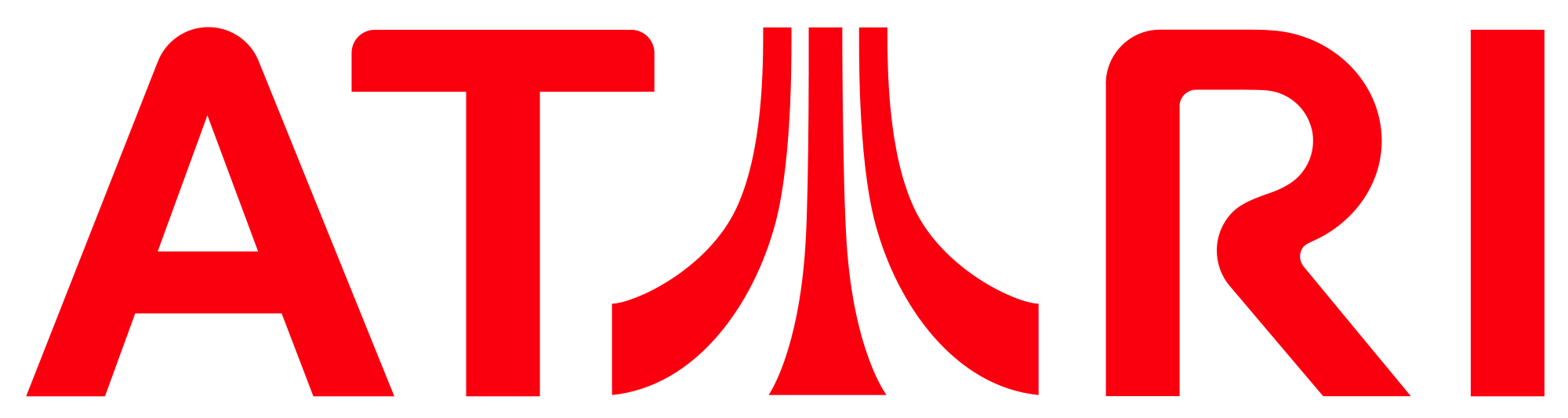 The Atari logo as displayed o