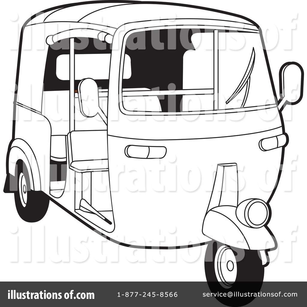 Auto Rickshaw Icon Isolated o