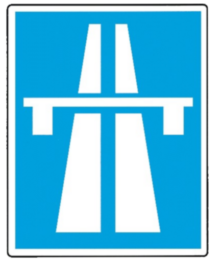 Autobahn, Road Sign, Symbol, 