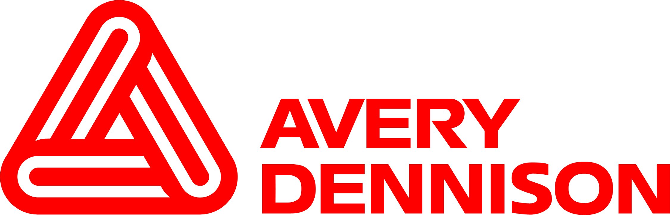 Avery Dennison logo negative 