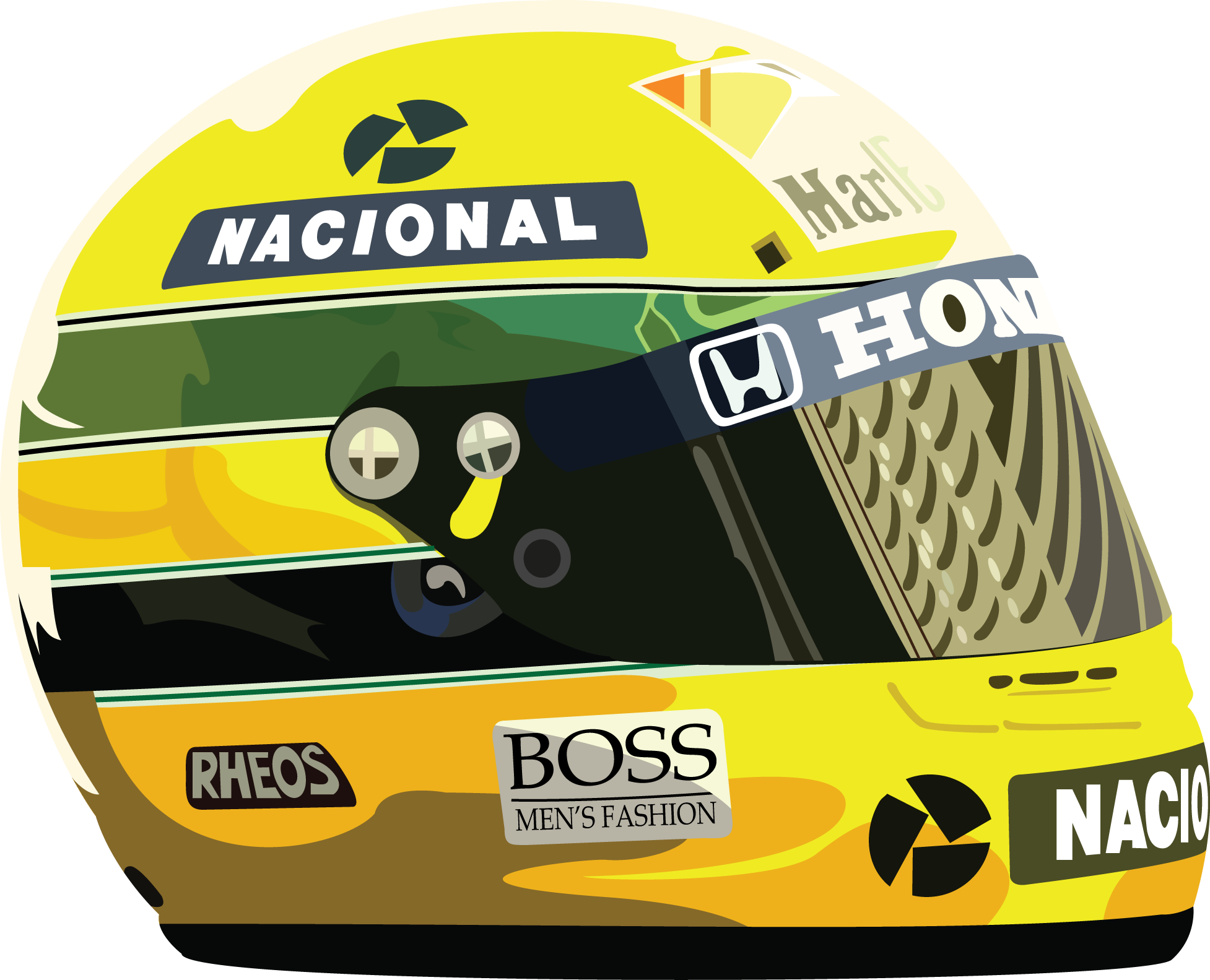 Ayrton Senna S Vector PNG - 104490