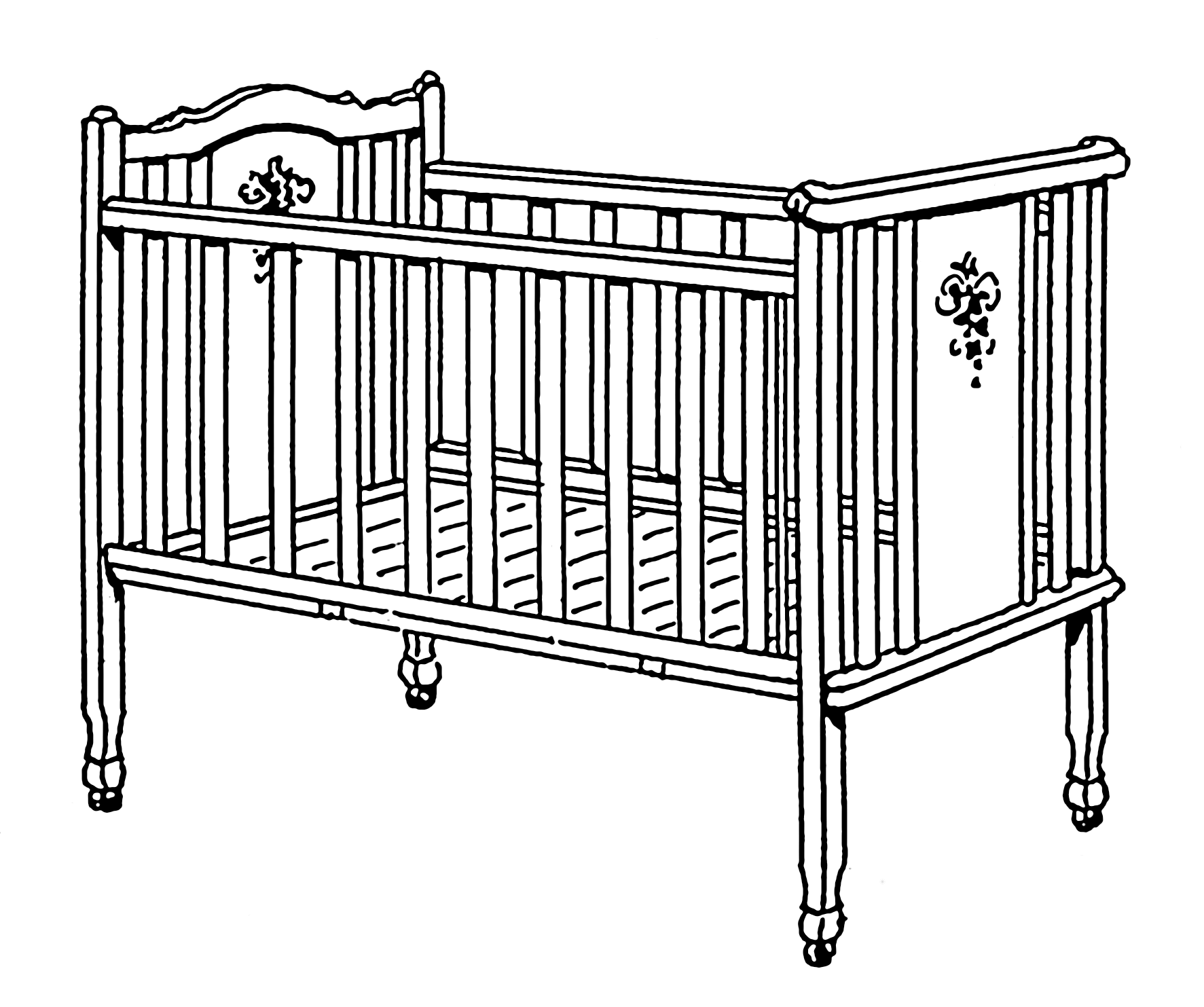 Baby Boy Crib PNG - 156224