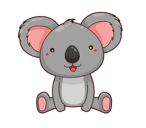 pin Koala Bear clipart transp
