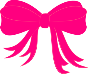 Pink Bow Clip Art at Clker pl