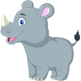 Baby Rhino PNG - 57905