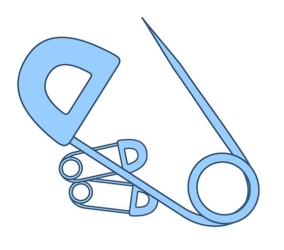 Baby Safety Pin PNG - 159027