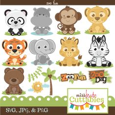 Baby Zoo Animals PNG - 167214