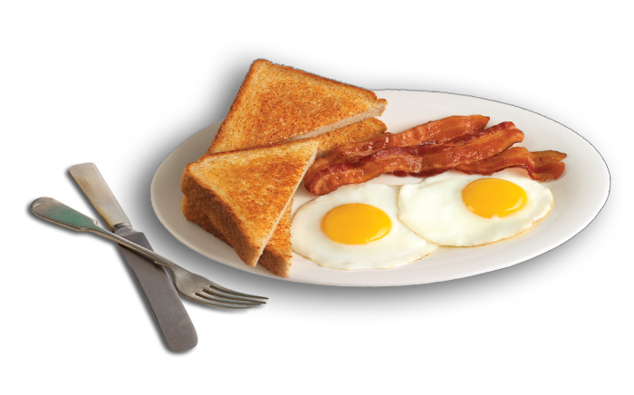 bacon, comida, and egg image