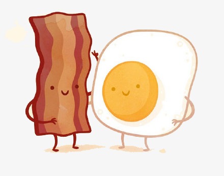 Bacon And Eggs PNG - 135831