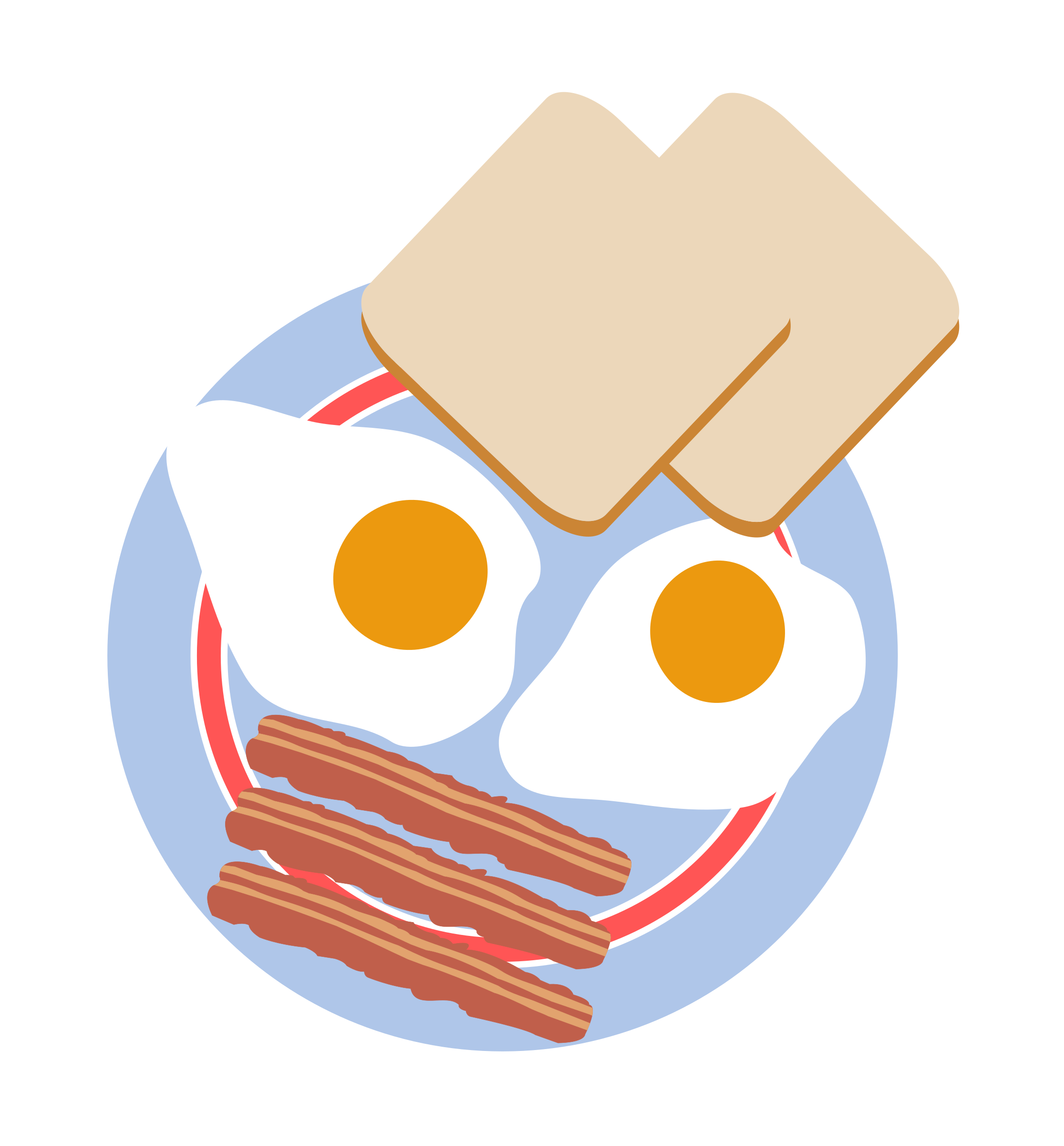 Bacon And Eggs PNG - 135840