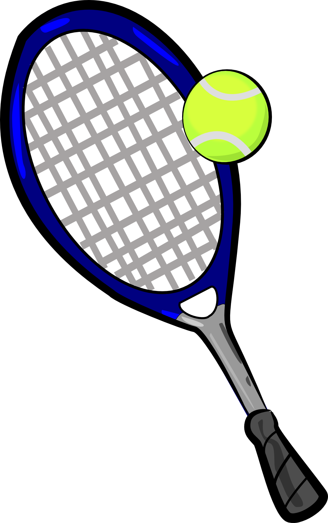 Tennis Racket and Ball by xX_