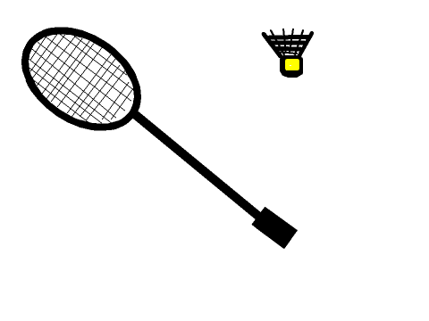 Badmintonschlager Mit Ball PNG - 147499