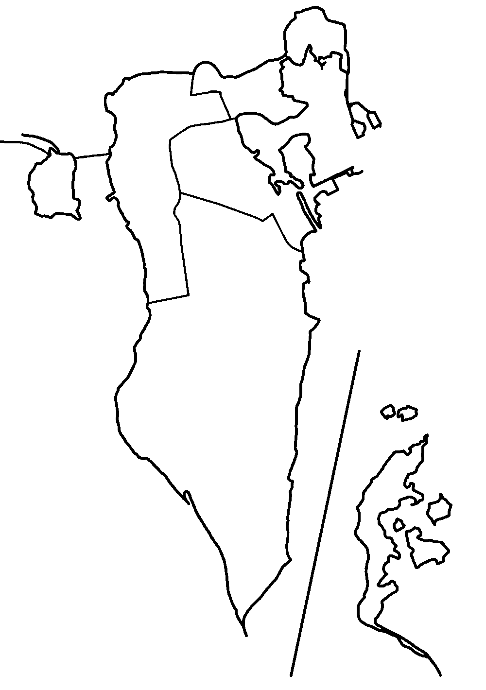 Bahrain Map PNG - 159328