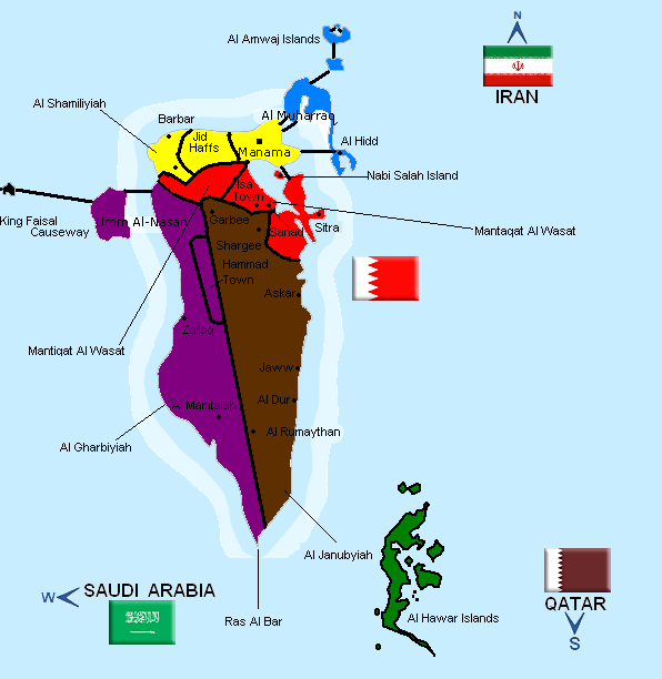 Bahrain Map PNG - 159330